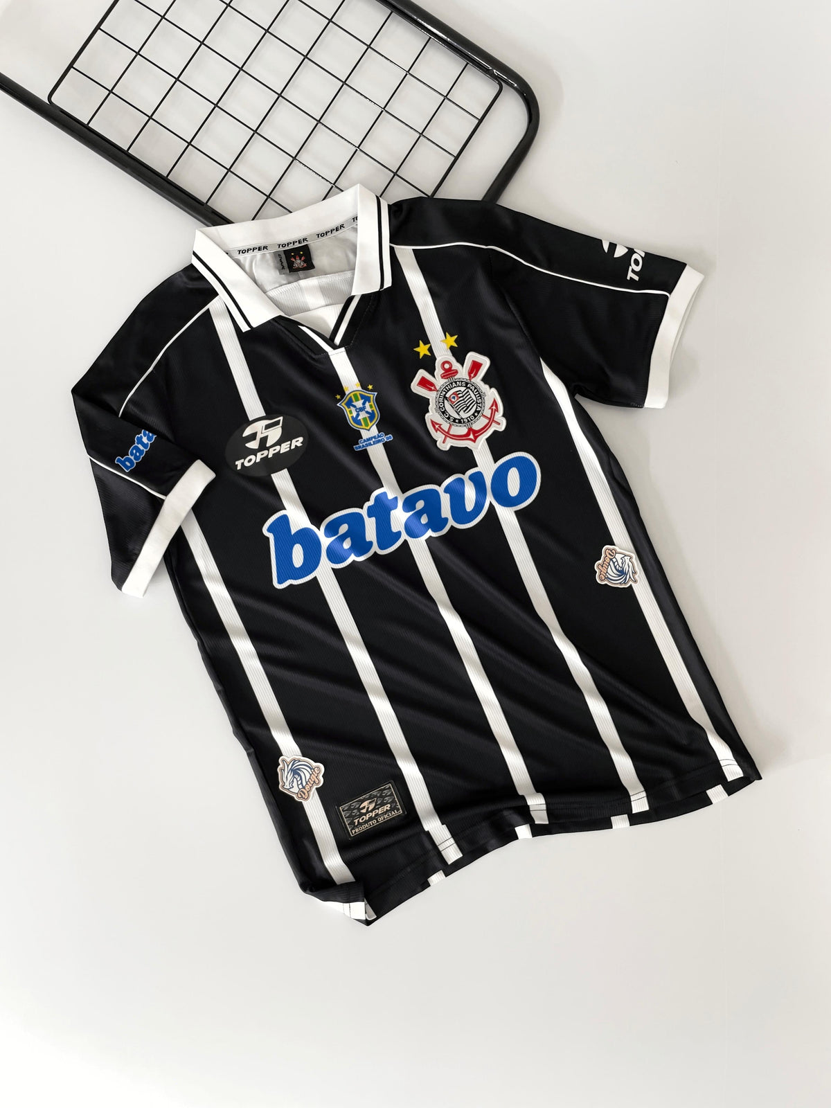 CAMISA RETRÔ CORINTHIANS II PRETA 1999