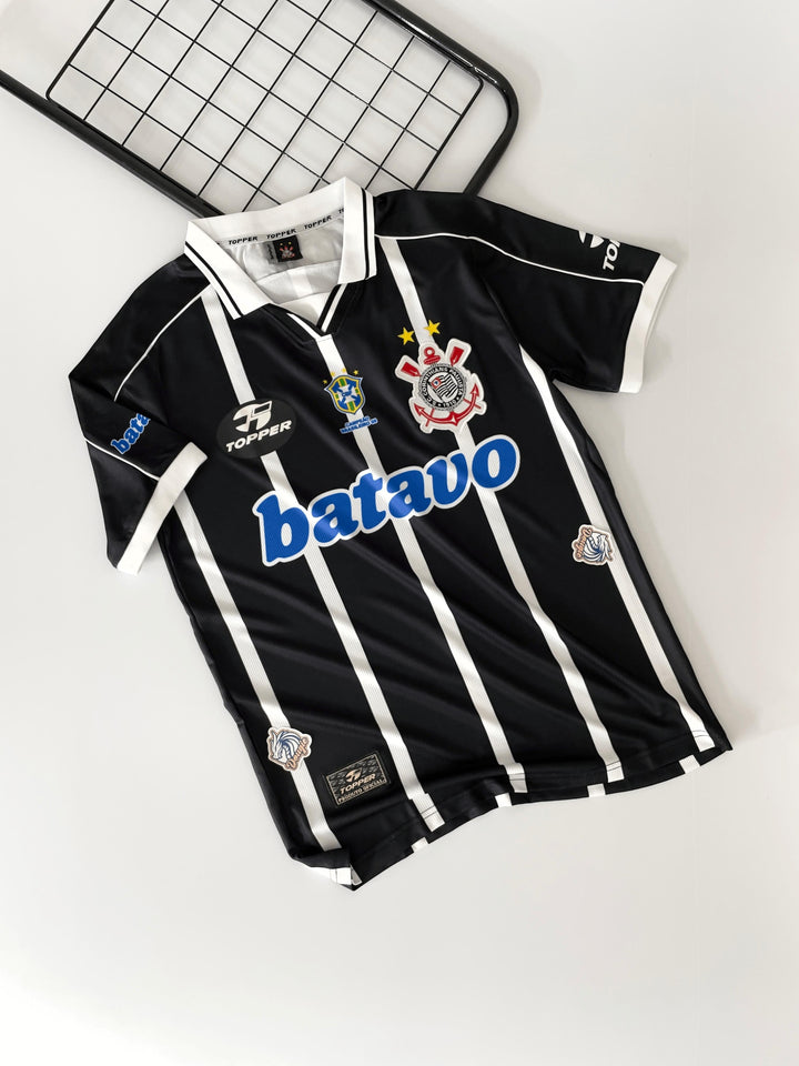 CAMISA RETRÔ CORINTHIANS II PRETA 1999