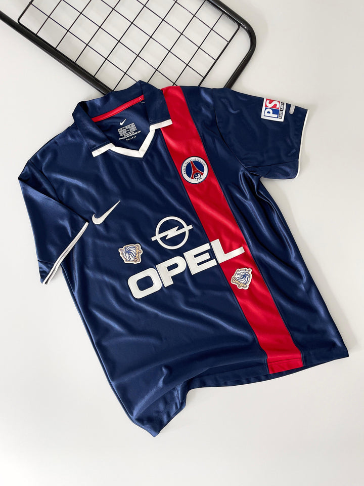 CAMISA RETRÔ PSG I 2001/02 + (RONALDINHO #21)
