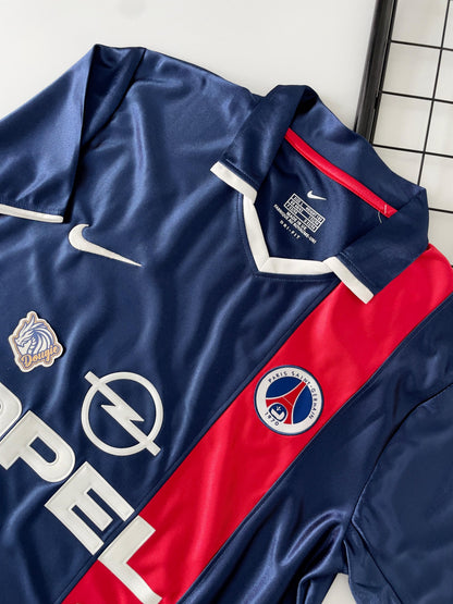 CAMISA RETRÔ PSG I 2001/02 + (RONALDINHO #21)