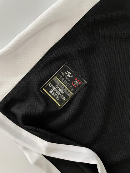 CAMISA RETRÔ CORINTHIANS PRETA MUNDIAL 2000/01