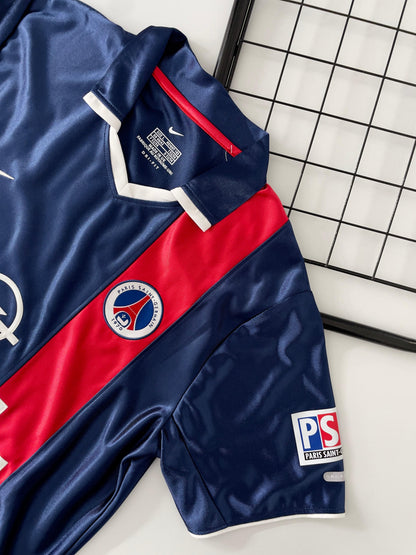 CAMISA RETRÔ PSG I 2001/02 + (RONALDINHO #21)