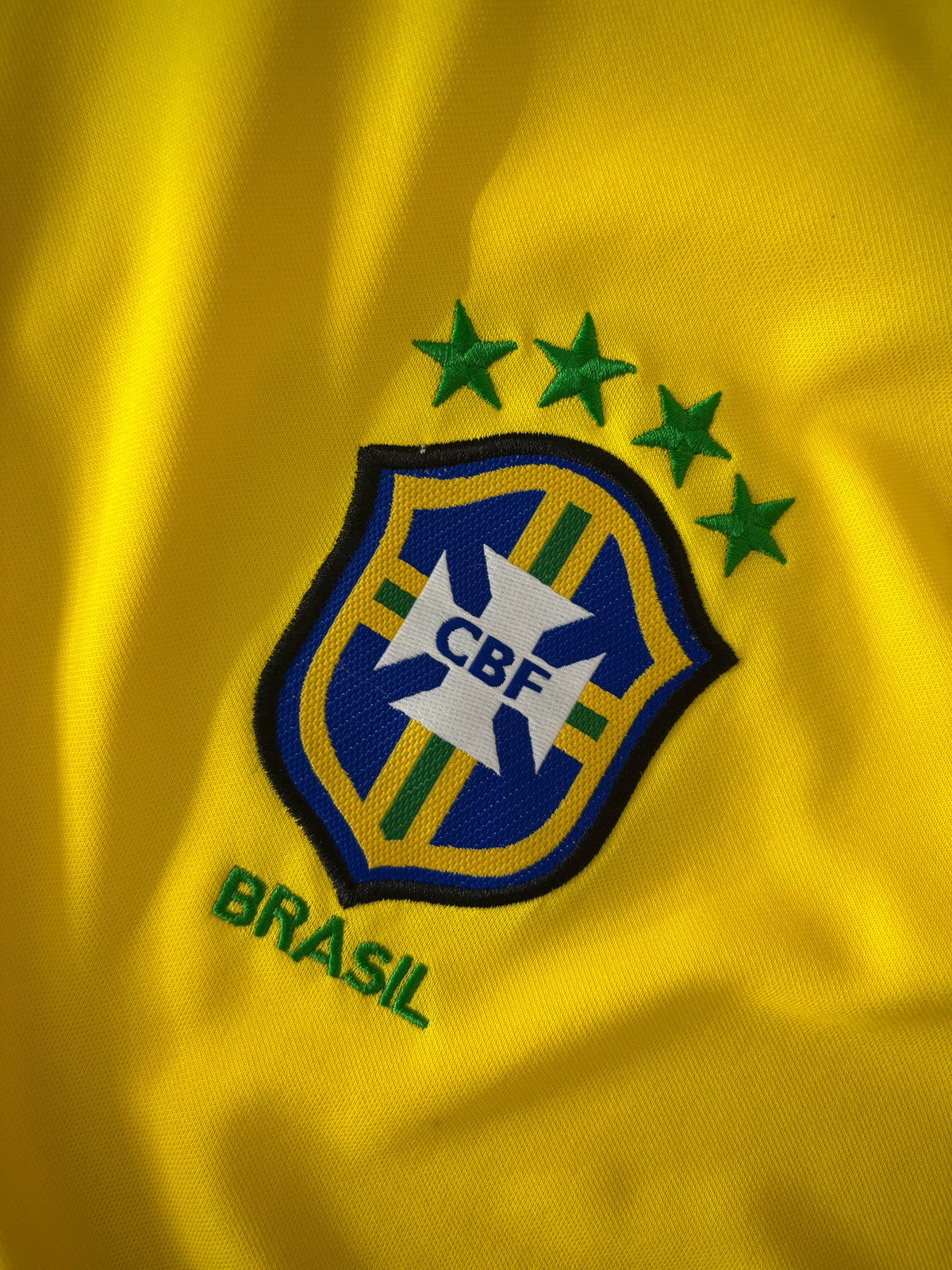 CAMISA RETRÔ MANGA LONGA BRASIL I COPA DO MUNDO 1998