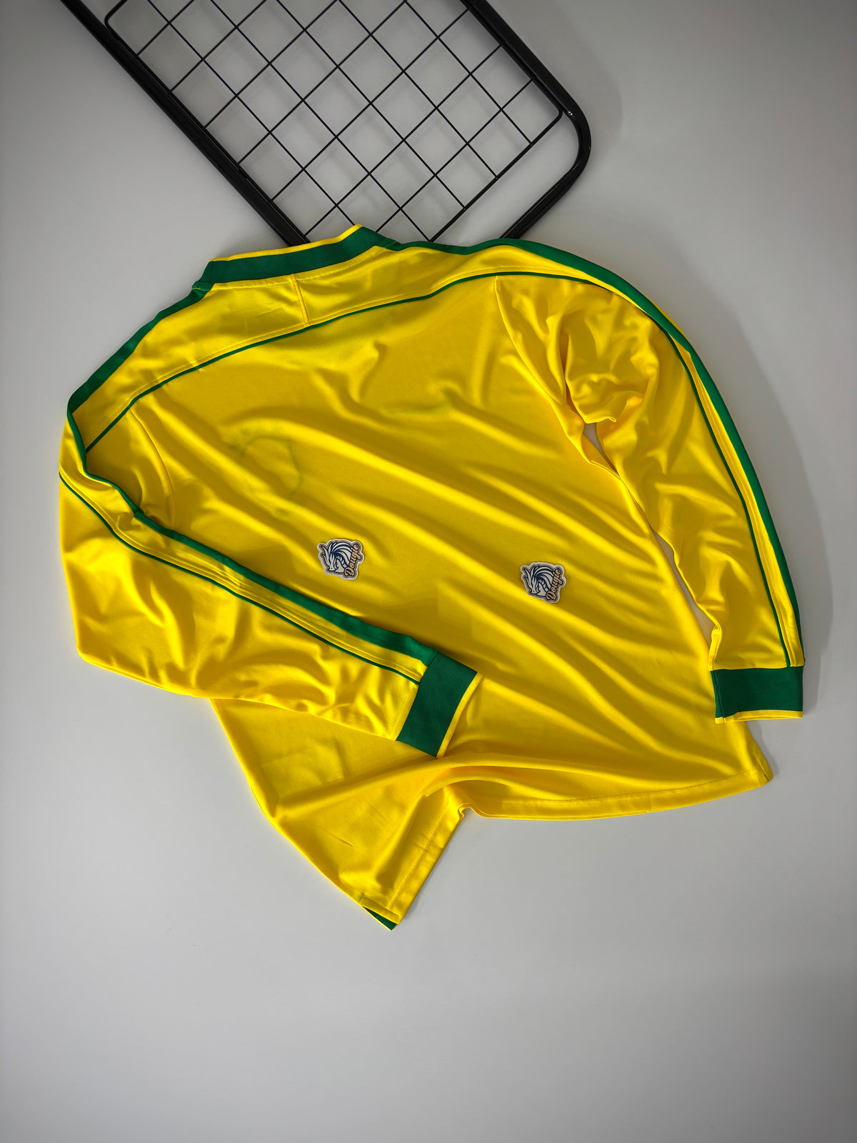 CAMISA RETRÔ MANGA LONGA BRASIL I COPA DO MUNDO 1998