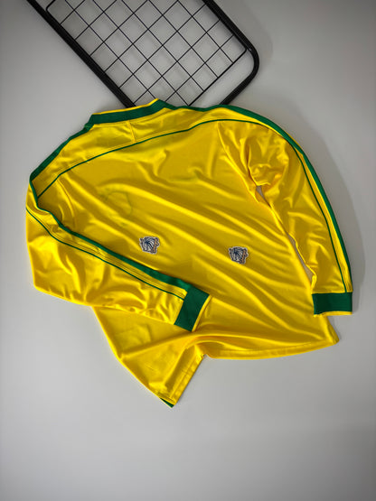 CAMISA RETRÔ MANGA LONGA BRASIL I COPA DO MUNDO 1998