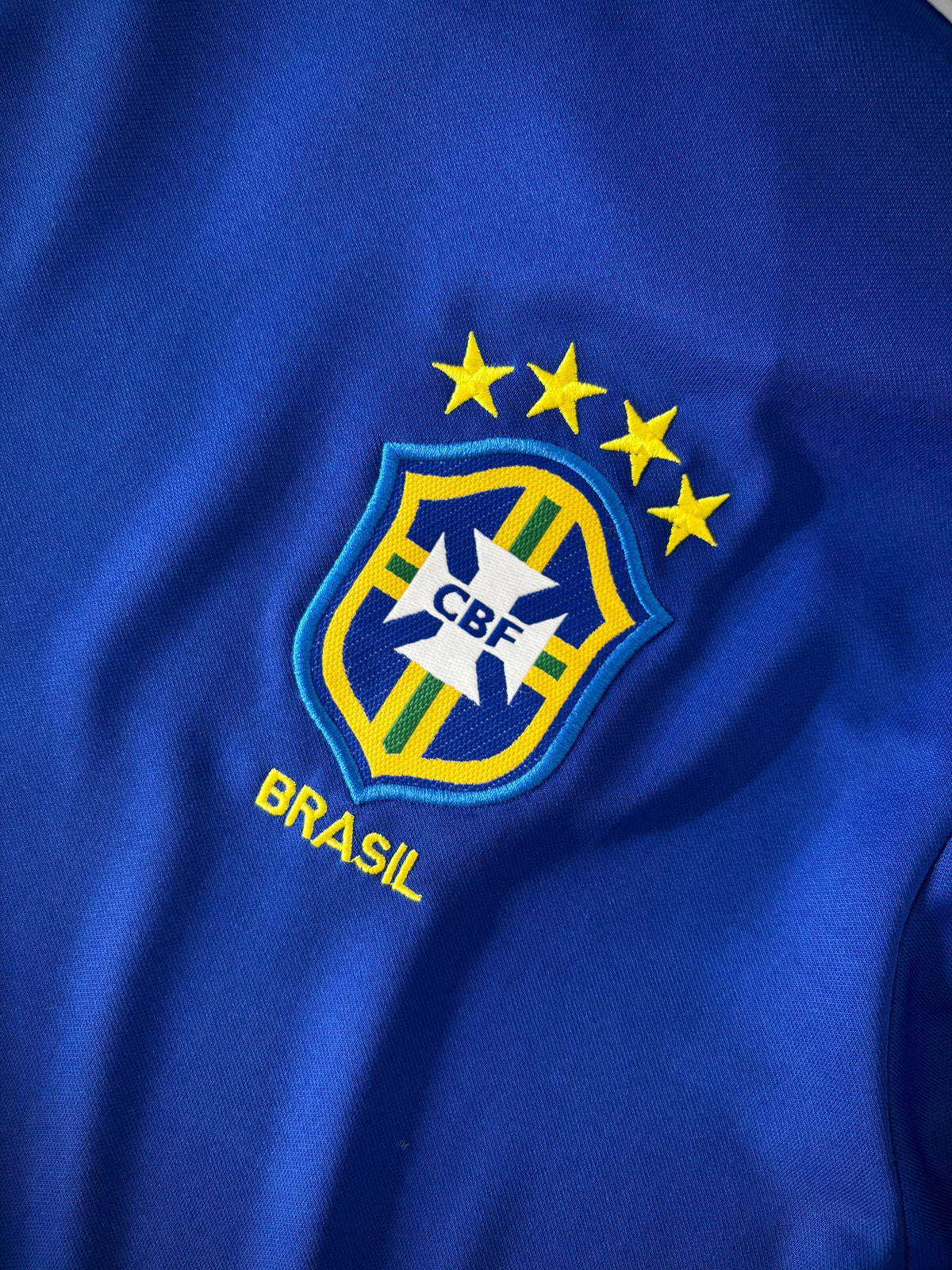 CAMISA RETRÔ MANGA LONGA BRASIL II COPA DO MUNDO 1998