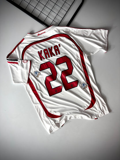 CAMISA RETRÔ AC MILAN II 2006/07 + (KAKÁ #22)