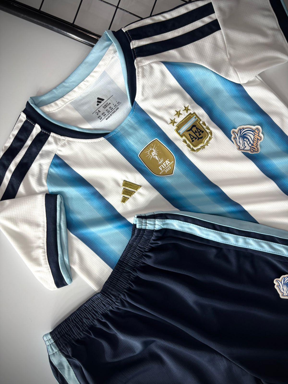 KIT INFANTIL ARGENTINA I COPA DO MUNDO 2026
