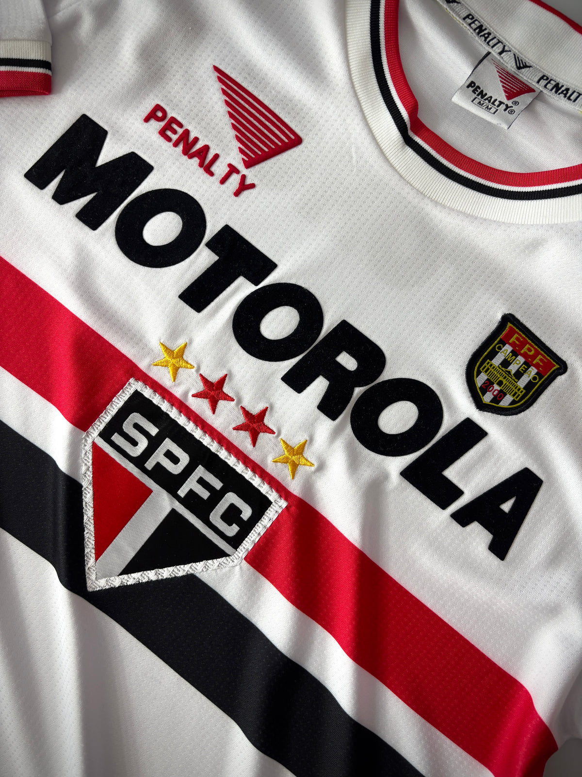 CAMISA RETRÔ SÃO PAULO I MOTOROLA 2001