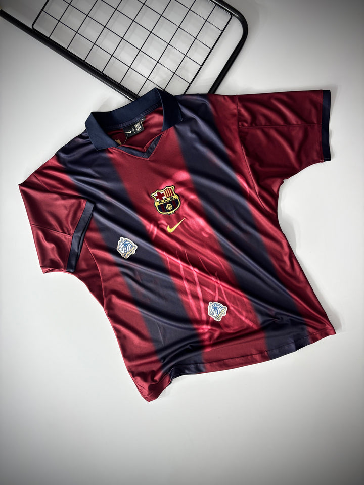 CAMISA RETRÔ BARCELONA X TRAVIS SCOTT 2000/01