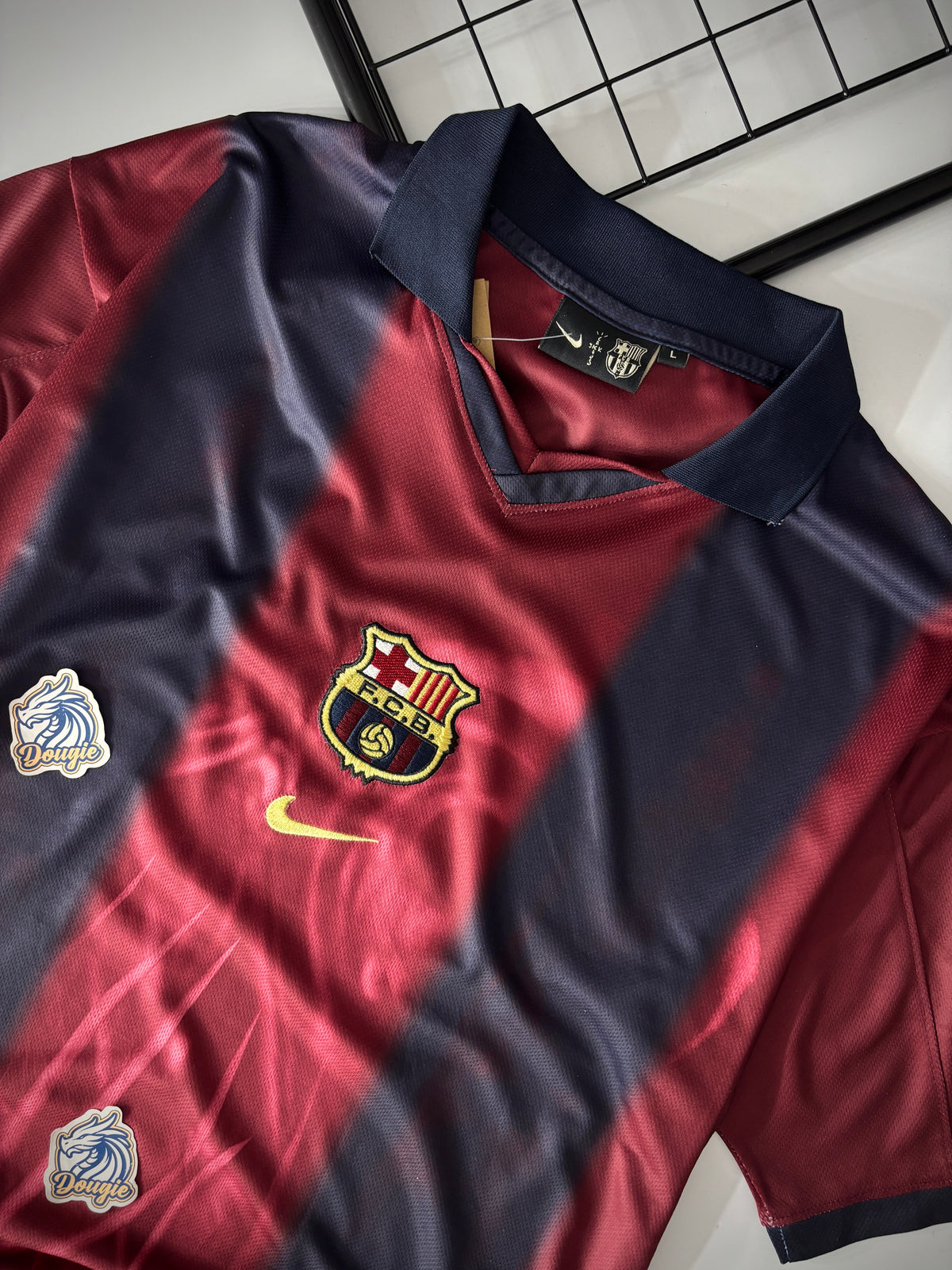 CAMISA RETRÔ BARCELONA X TRAVIS SCOTT 2000/01