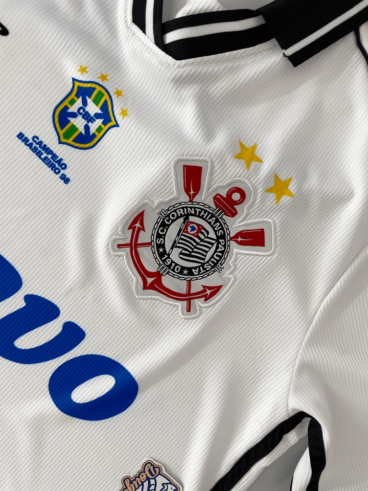 CAMISA RETRÔ CORINTHIANS I BRANCA 1999