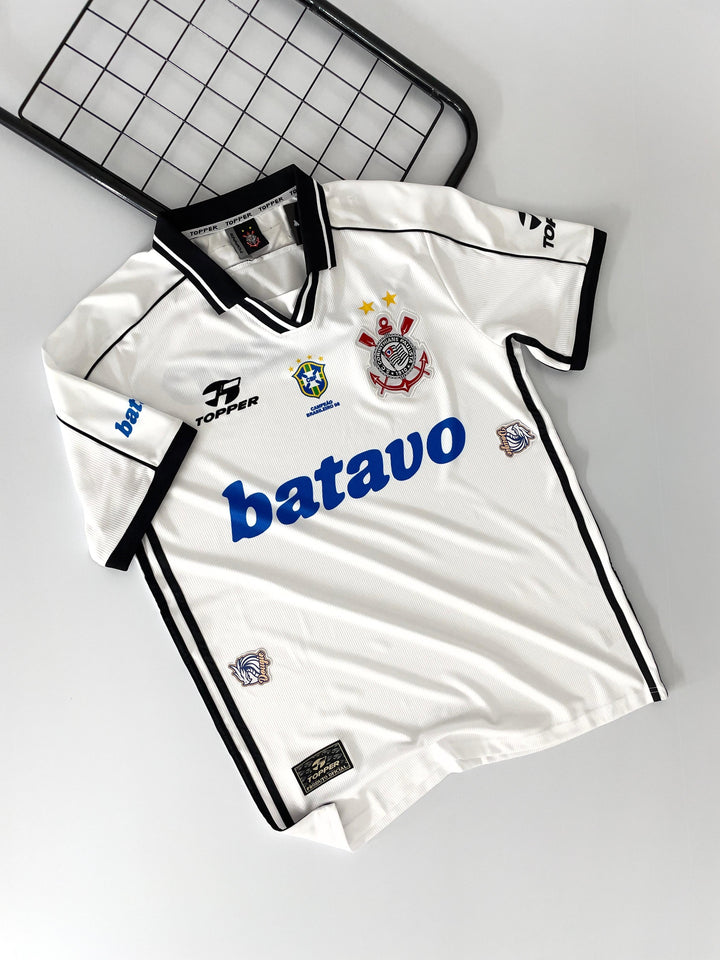 CAMISA RETRÔ CORINTHIANS I BRANCA 1999