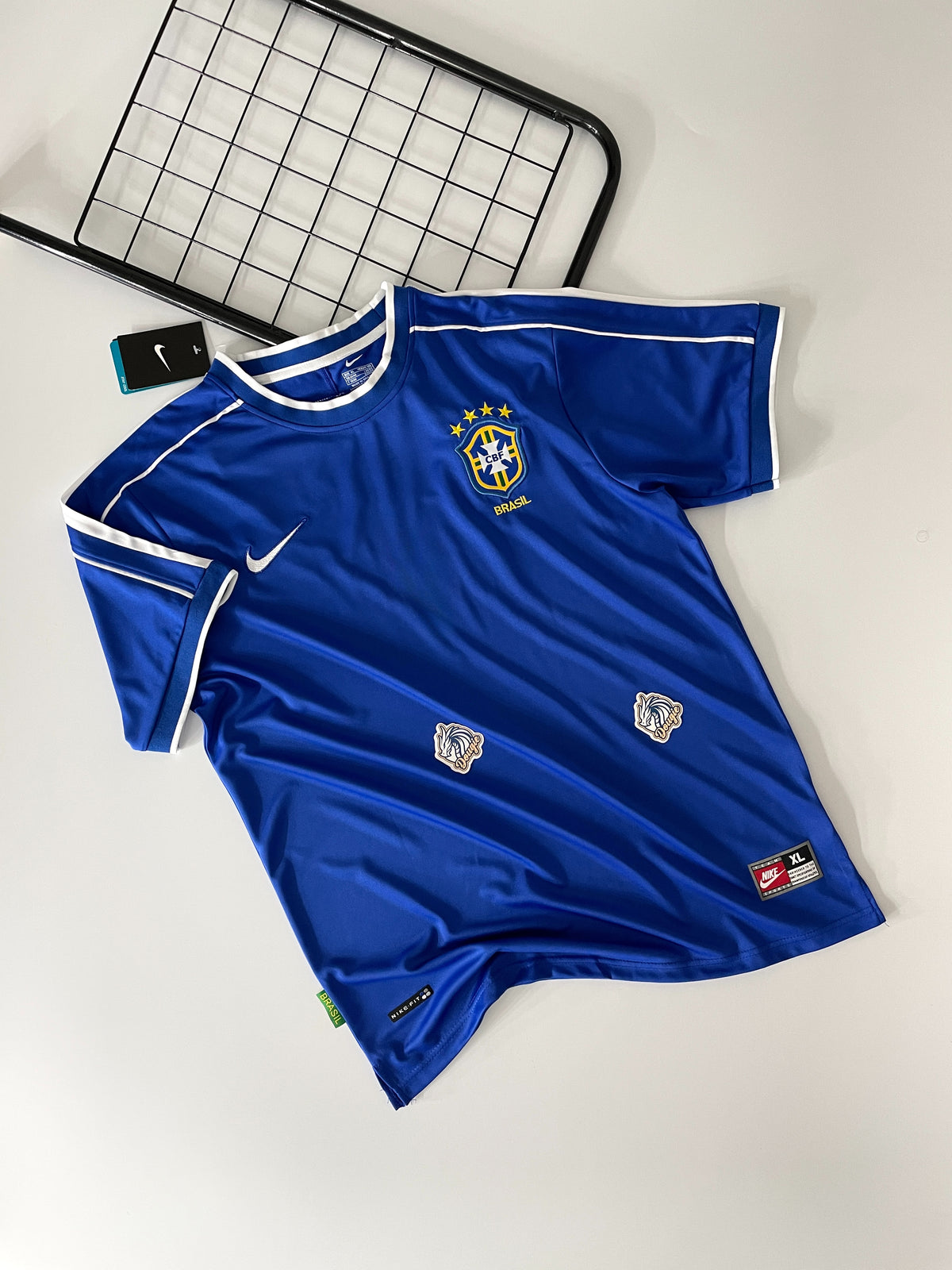 CAMISA RETRÔ BRASIL II COPA DO MUNDO 1998