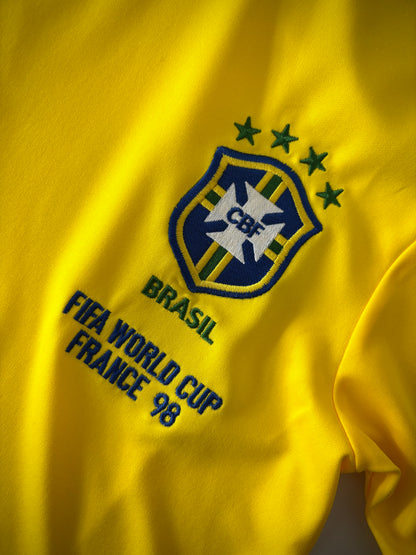 CAMISA RETRÔ BRASIL COPA DO MUNDO 1998