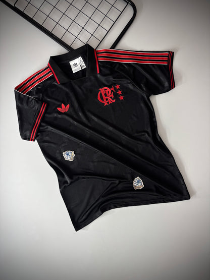 CAMISA FLAMENGO LIFESTYLE BLACK 2025/26