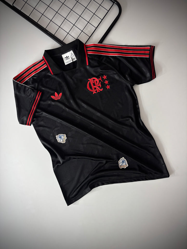 CAMISA FLAMENGO LIFESTYLE BLACK 2025/26