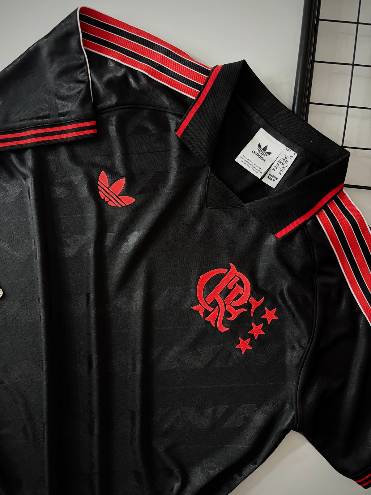 CAMISA FLAMENGO LIFESTYLE BLACK 2025/26